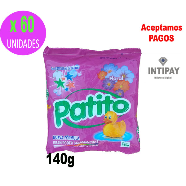 Detergente Patito Floral 140g X 60 Unid